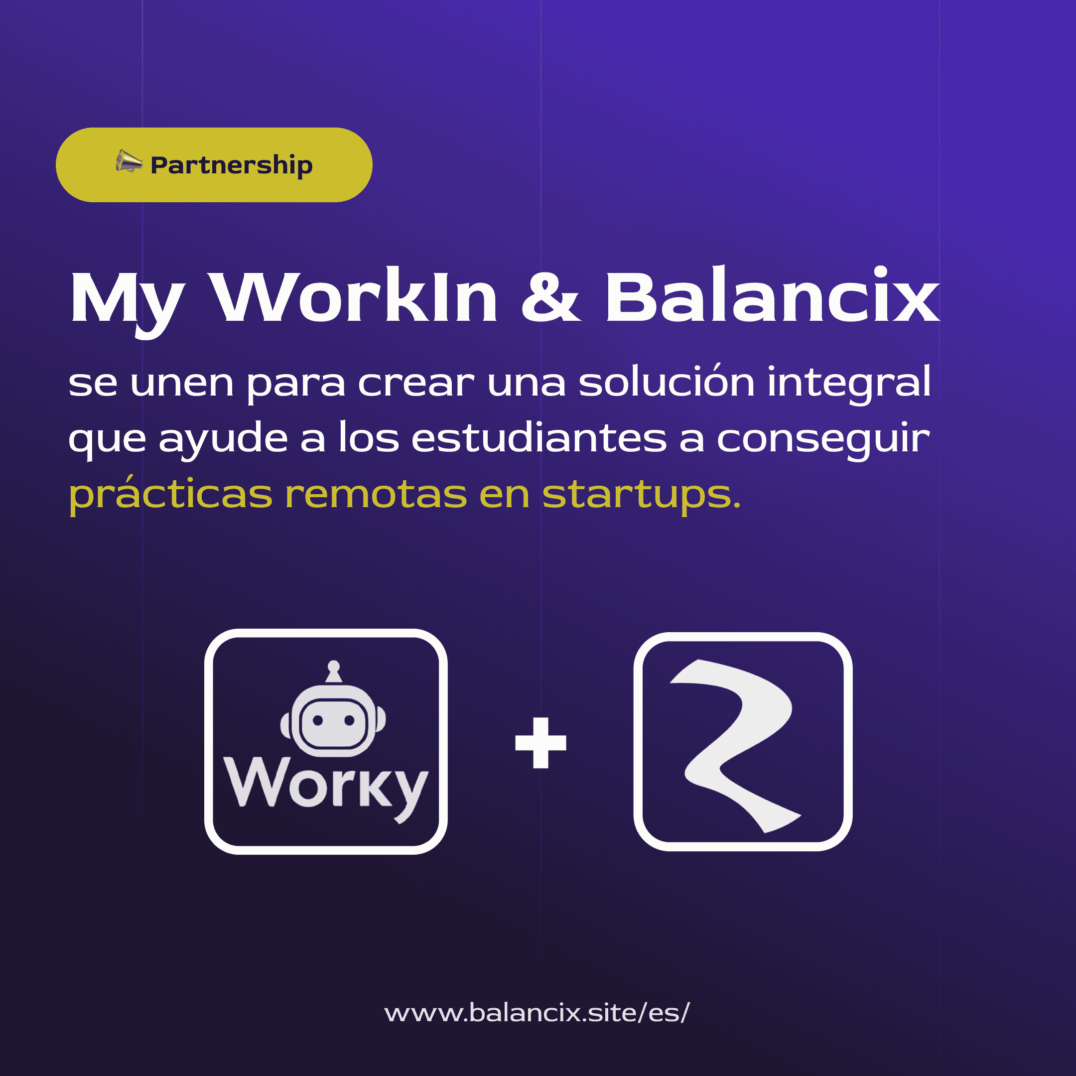 Special partnership My WorkIn and Balancix.